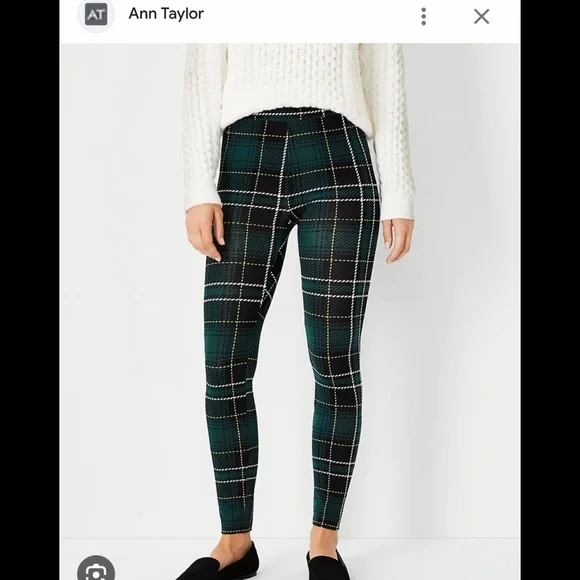 ISO Ann Taylor plaid pull on leggings. Introduced fall 2022. Needing LG or XL. - Picture 1 of 1